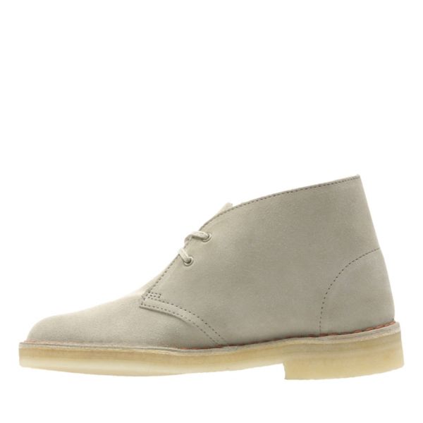 Clarks Womens Desert Boot Ankle Boots Sand Suede | UK-5124789